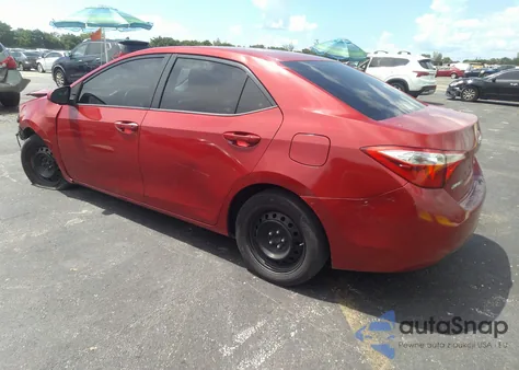 2015 Toyota Corolla Le из США, поврежденный, VIN 2T1BURHE1FC374438